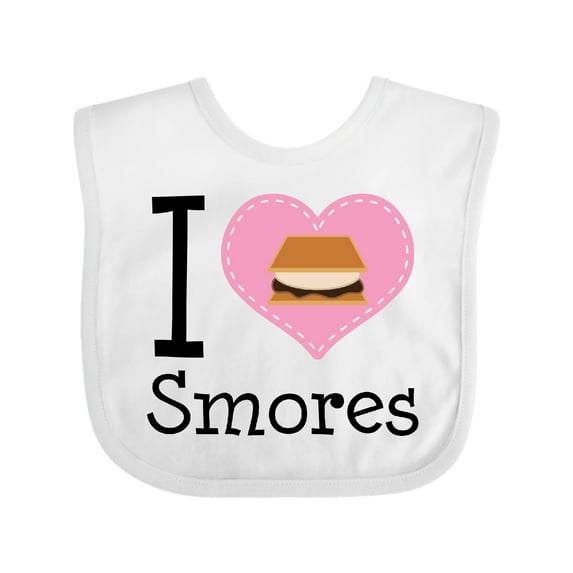 Inktastic I Love Smores Girls Baby Bib