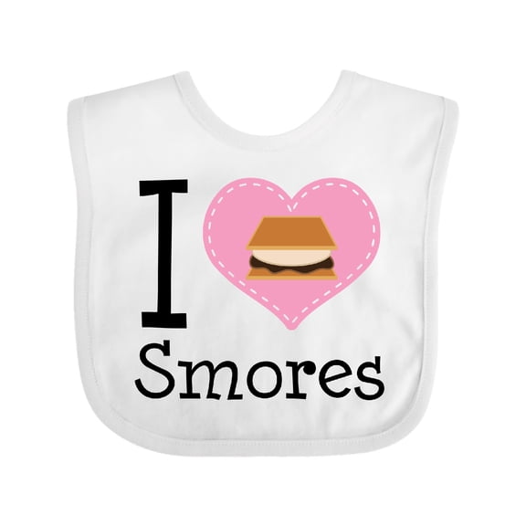 Inktastic I Love Smores Girls Baby Bib
