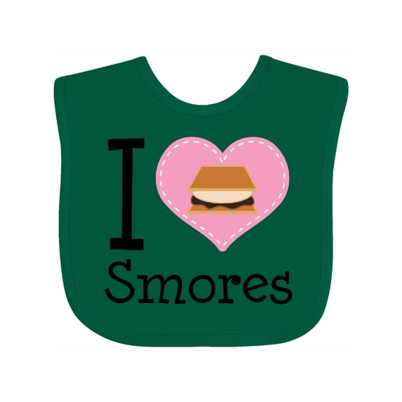 Inktastic I Love Smores Girls Baby Bib