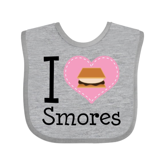 Inktastic I Love Smores Girls Baby Bib