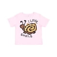 thumbnail image 1 of Inktastic I Love Snails Boys or Girls Toddler T-Shirt, 1 of 5