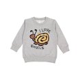 thumbnail image 1 of Inktastic I Love Snails Toddler Sweatshirt, 1 of 4