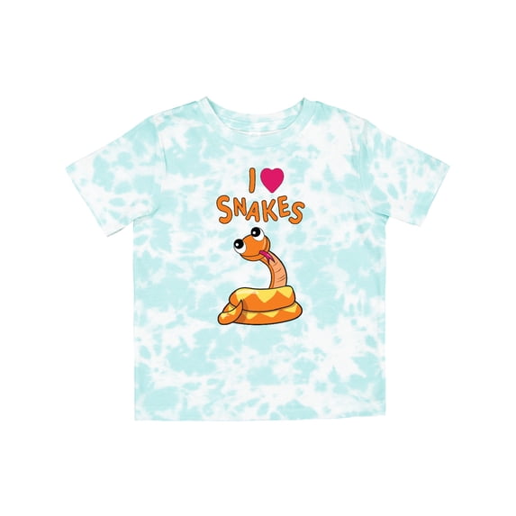 Inktastic I Love Snakes Boys or Girls Toddler T-Shirt