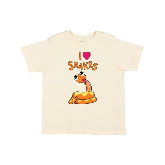 Inktastic I Love Snakes Boys or Girls Toddler T-Shirt