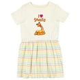 thumbnail image 1 of Inktastic I Love Snakes Girls Toddler Dress, 1 of 5