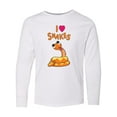 thumbnail image 1 of Inktastic I Love Snakes Long Sleeve Youth T-Shirt, 1 of 5