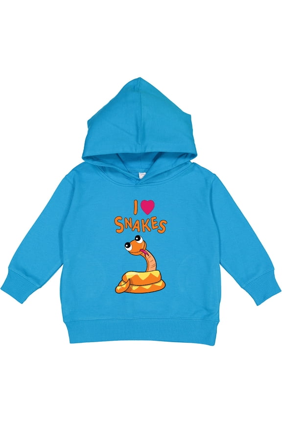 I Love Snakes Toddler Hoodie