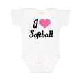 thumbnail image 1 of Inktastic I Love Softball Girls Sports Girls Baby Bodysuit, 1 of 5
