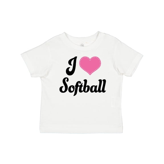 Inktastic I Love Softball Girls Sports Girls Baby T-Shirt