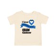 thumbnail image 1 of Inktastic I Love Someone with Colon Cancer Blue Heart Ribbon Boys or Girls Baby T-Shirt, 1 of 5