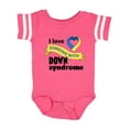 thumbnail image 1 of Inktastic I Love Someone with Down Syndrome Boys or Girls Baby Bodysuit, 1 of 5