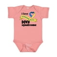 thumbnail image 1 of Inktastic I Love Someone with Down Syndrome Boys or Girls Baby Bodysuit, 1 of 5
