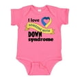 thumbnail image 1 of Inktastic I Love Someone with Down Syndrome Boys or Girls Baby Bodysuit, 1 of 5