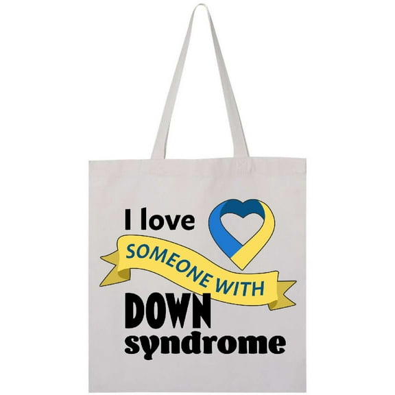 Inktastic I Love Someone with Down Syndrome Tote Bag