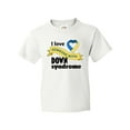 thumbnail image 1 of Inktastic I Love Someone with Down Syndrome Youth T-Shirt, 1 of 5