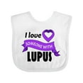 thumbnail image 1 of Inktastic I Love Someone with Lupus Boys or Girls Baby Bib, 1 of 4