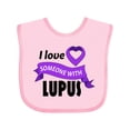 thumbnail image 1 of Inktastic I Love Someone with Lupus Boys or Girls Baby Bib, 1 of 4