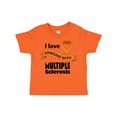 thumbnail image 1 of Inktastic I Love Someone with Multiple Sclerosis Orange Heart Ribbon Boys or Girls Toddler T-Shirt, 1 of 5