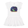thumbnail image 1 of Inktastic I Love Space Cute Dinos and Planets Girls Baby Dress, 1 of 5