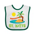 thumbnail image 1 of Inktastic I Love St. Kitts Boys or Girls Baby Bib, 1 of 4