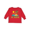 thumbnail image 1 of Inktastic I Love St. Kitts Boys or Girls Long Sleeve Toddler T-Shirt, 1 of 5