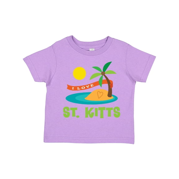 Inktastic I Love St. Kitts Boys or Girls Toddler T-Shirt