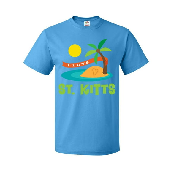 Inktastic I Love St. Kitts T-Shirt