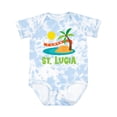 thumbnail image 1 of Inktastic I Love St Lucia Boys or Girls Baby Bodysuit, 1 of 5