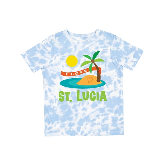 Inktastic I Love St Lucia Boys or Girls Toddler T-Shirt