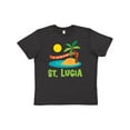 thumbnail image 1 of Inktastic I Love St Lucia Youth T-Shirt, 1 of 5