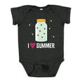 thumbnail image 1 of Inktastic I Love Summer Cute Fireflies Boys or Girls Baby Bodysuit, 1 of 5