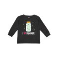 thumbnail image 1 of Inktastic I Love Summer Cute Fireflies Boys or Girls Long Sleeve Toddler T-Shirt, 1 of 5