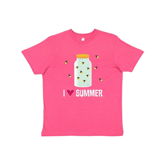 Inktastic I Love Summer Cute Fireflies Youth T-Shirt