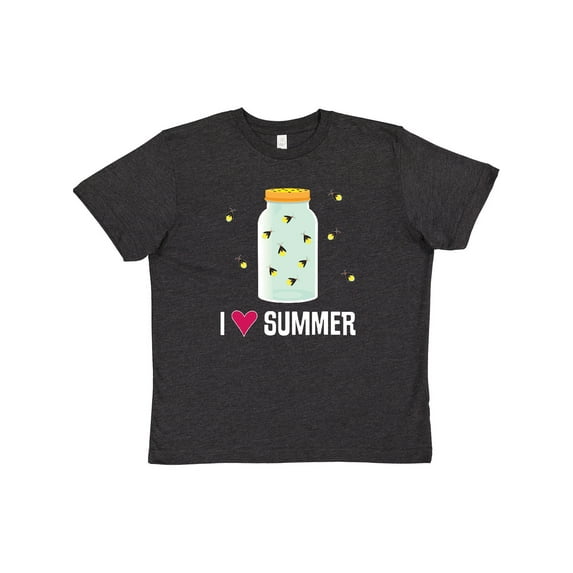 Inktastic I Love Summer Cute Fireflies Youth T-Shirt