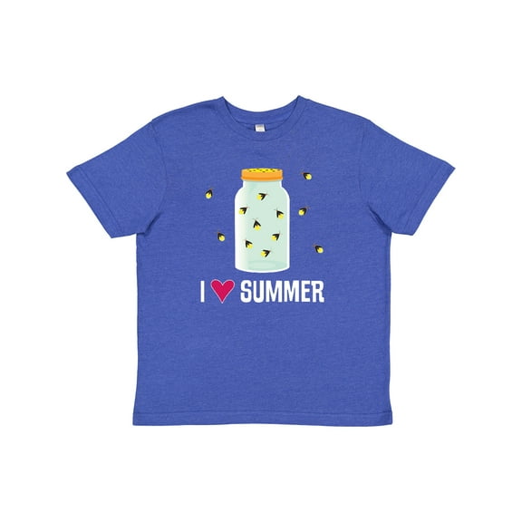 Inktastic I Love Summer Cute Fireflies Youth T-Shirt