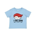thumbnail image 1 of Inktastic I Love Sushi Boys or Girls Baby T-Shirt, 1 of 5