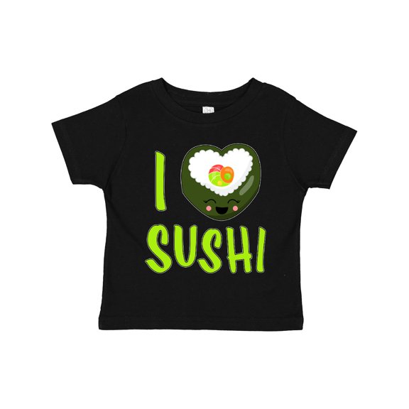 Inktastic I Love Sushi- cute Boys or Girls Toddler T-Shirt