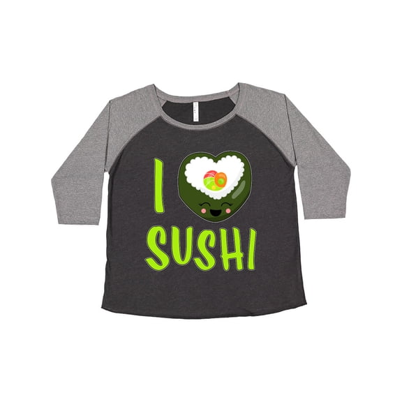 Inktastic I Love Sushi- cute Women's Plus Size T-Shirt