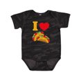 thumbnail image 1 of Inktastic I Love Tacos Boys or Girls Baby Bodysuit, 1 of 5