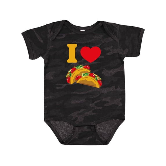 Inktastic I Love Tacos Boys or Girls Baby Bodysuit
