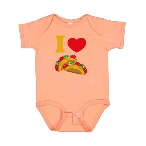 Inktastic I Love Tacos Boys or Girls Baby Bodysuit
