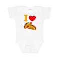 thumbnail image 1 of Inktastic I Love Tacos Boys or Girls Baby Bodysuit, 1 of 5