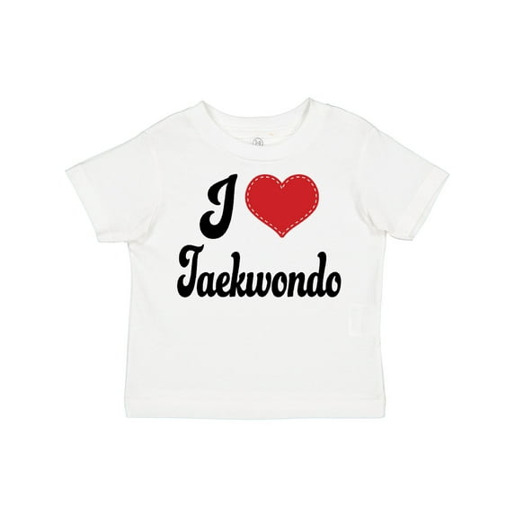 Inktastic I Love Taekwondo Boys or Girls Toddler T-Shirt
