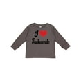 thumbnail image 1 of Inktastic I Love Taekwondo Gift Girls Long Sleeve Toddler T-Shirt, 1 of 5