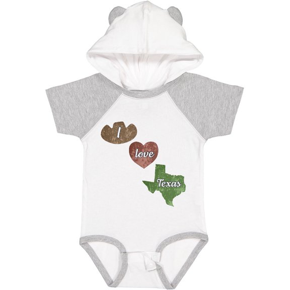 Inktastic I Love Texas Boys or Girls Baby Bodysuit