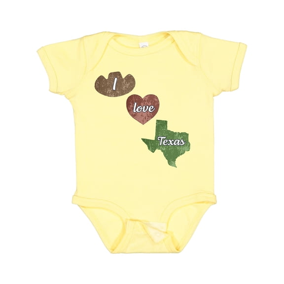 Inktastic I Love Texas Boys or Girls Baby Bodysuit