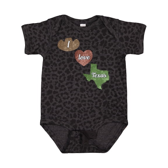Inktastic I Love Texas Boys or Girls Baby Bodysuit