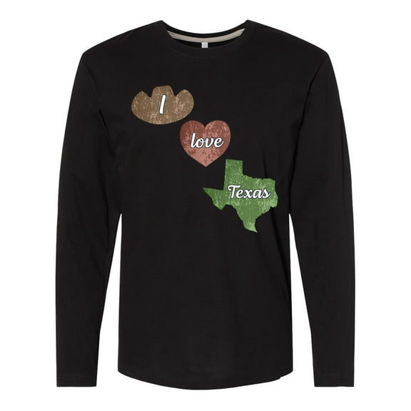 Inktastic I Love Texas Long Sleeve T-Shirt