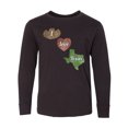 thumbnail image 1 of Inktastic I Love Texas Long Sleeve Youth T-Shirt, 1 of 5