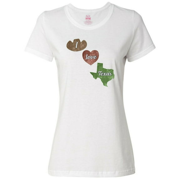 Inktastic I Love Texas Women's T-Shirt